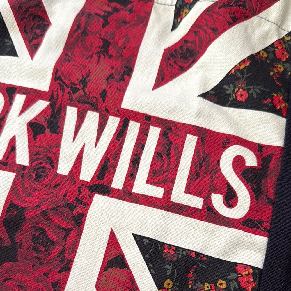 Jack Wills Blue and Red Union Jack Canvas Bag - Picture 3 of 6